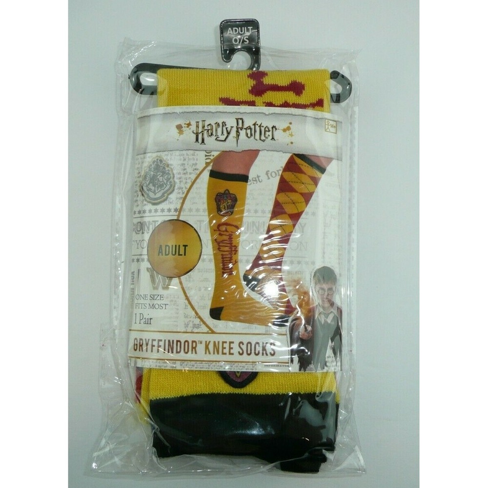 Gryffindor Harry Potter Women's Knee High Socks Adult One Size Fits Most